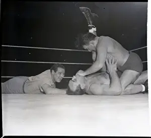 Max Baer As Ref;P.Carnera & J.Londos Wre