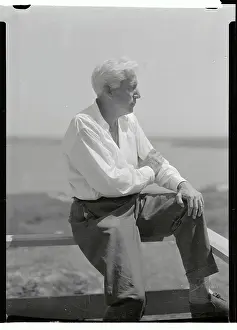 Max Forrester Eastman Sitting on Porch Balcony