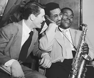 Saxophone Prints: Max Roach, Charlie Parker and Sven Bolheim Laughing