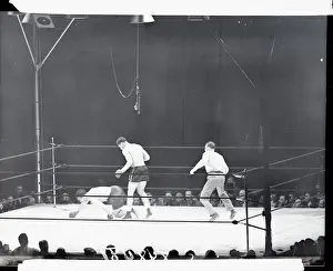 Max Schmeling Down During Bout with Joe Louis