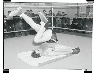 Summit Prints: Max Schmeling Doing Exercises