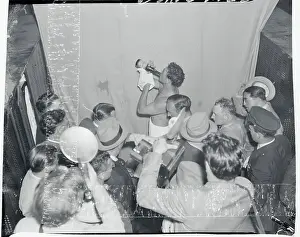 Champagne Prints: Max Schmeling Drinking a Bottle of Champagne
