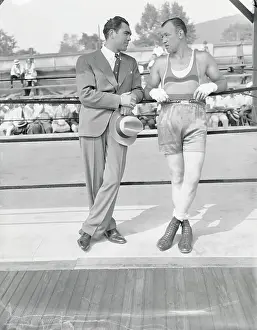 Max Schmeling and Jack Sharkey