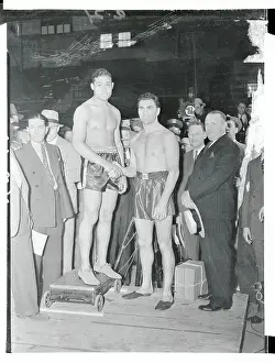 Max Schmeling and Joe Louis Shaking Hands