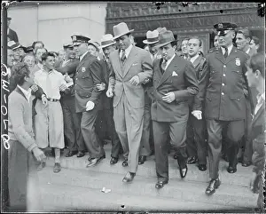 Exiting Prints: Max Schmeling Leaving After Weighing In