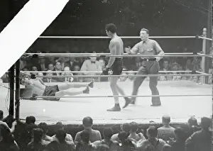 Max Schmeling and Max Baer During Bout
