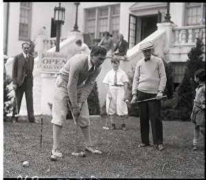 Sweater Prints: Max Schmeling Plays Croquet With Max Mac