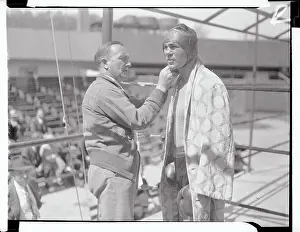 Max Machon Prints: Max Schmeling Preparing to Fight