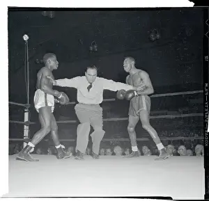 Milwaukee Prints: Max Schmeling Separating Two Boxers