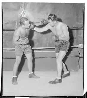 Kingston Prints: Max Schmeling with Sparring Partner