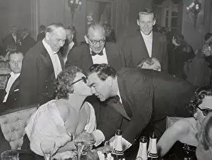 Hamburg Prints: Max Schmelling Kissing Zarah Leander