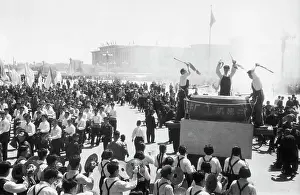 May Day Prints: May Day Celebration in Tien An Mein Square
