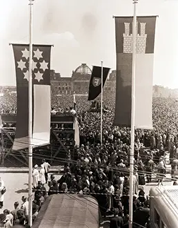 May Day Prints: May Day Rally in West Berlin