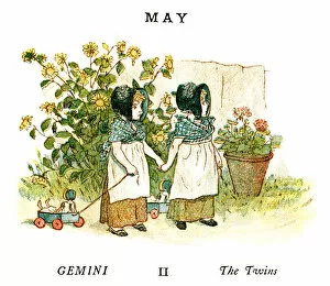 Images Dated 23rd January 2013: May - Kate Greenaway, 1884