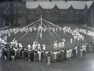 Maypole Prints: The May Pole Dance at Bryn Mawr College