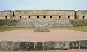Jaguar Prints: Mayan Jaguar Throne and Governors Palace, Uxmal