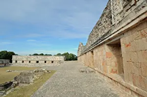 Uxmal Prints: Mayan Nunnery Quadrangle Buildings