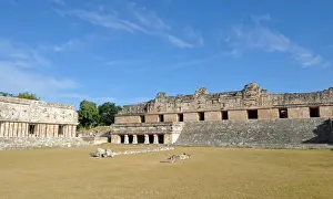 Mayan Nunnery Quadrangle Buildings