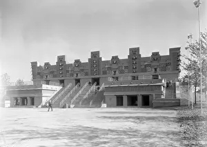 1933 Worlds Fair Prints: Mayan Temple at World's Fair