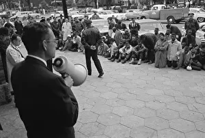 Mayor Addresses African American Protesters