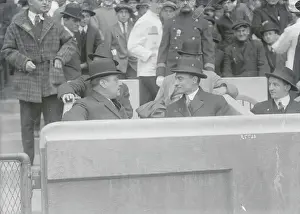 Mayor and Colonel in Polo Grounds Stadium