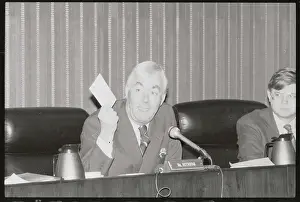 Mayor Edward Koch Testifying to Senator Moynihan