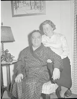 Mayor Fiorello H. La Guardia and Wife at Home