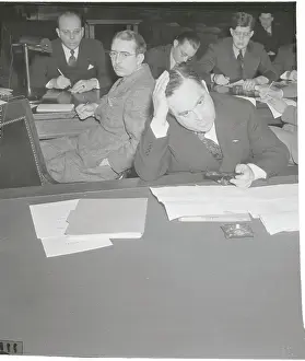 Mayor Fiorello La Guardia in Public Buildings Committee Meeting