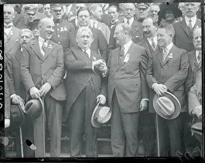 Hylan Prints: Mayor Hylan and Police Chiefs