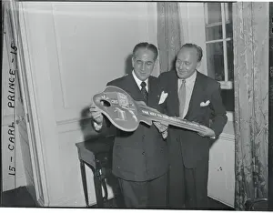 Vincent R Prints: Mayor Impellitteri and Jack Benny