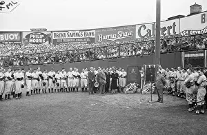 Homage Prints: Mayor LaGuardia Speaking in Tribute to Lou Gehrig