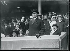 Cooperation Prints: Mayor Opening Baseball Game