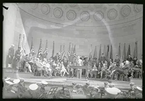 Walker Prints: Mayor Walker Adressing the Crowd