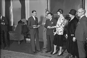 Lyricist Prints: Mayor Walker Marrying Fanny Brice to Billy Rose