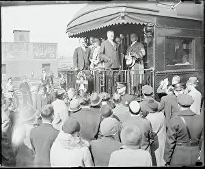 Cumberland Prints: Mayor Welcoming President Hoover and Wife
