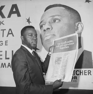 Gary Prints: Mayoral Candidate Richard Hatcher