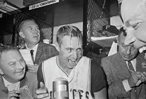 Bill Mazeroski in the Locker Room