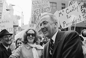 Headquarters Prints: Mccarthy At Campaignheadquarters Opening