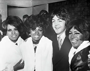 Reveler Prints: McCartney and Supremes at Nightclub