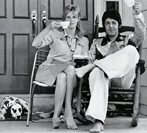 Lebanon Prints: The Mccartneys On A Farm Porch