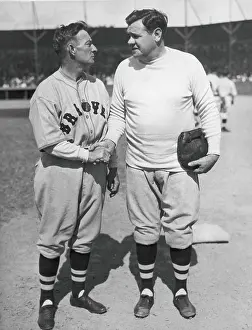 McKechnie Shakes Hands With The Babe