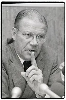 McNamara Speaking at Press Conference