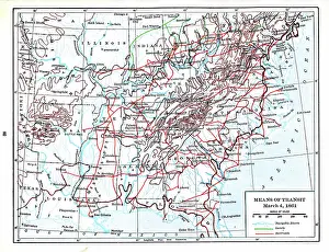 Means Of Transit In United States, March 4, 1861