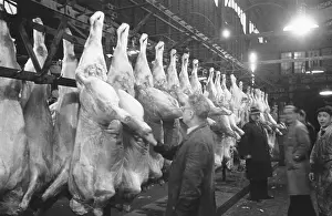 Meat Prints: Meat Hanging Up