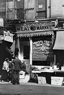 Huty37481 Prints: Meat Market Shop Front