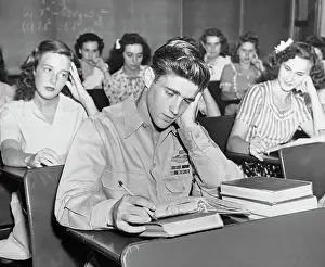 Classroom Prints: Medal of Honor Winner Finishing High School