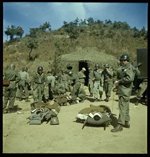 Medical Station and Soldier on Stretcher