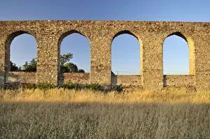 Aqueduct Prints: Medieval aqueduct, Evora, UNESCO World Heritage Site, Alentejo, Portugal, Europe