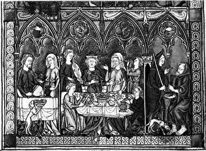 Musical Instrument Prints: Medieval Dinner