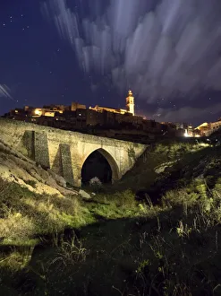 Images Dated 4th March 2015: Medieval neighborhood of the people of Bocairent I dress in the night